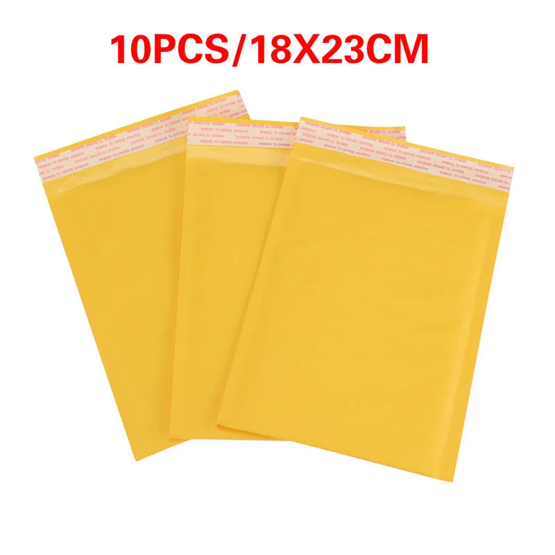 

18*23cm Kraft Paper Bubble Envelopes Bags Mailers Padded Shipping Envelope with Bubble Mailing Packaging Bag Gift Wrap Storage