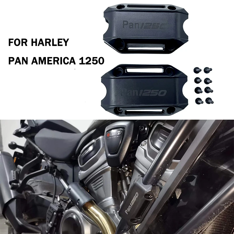 AMERICA1250 Engine Crash Bar Protector Bumper Guard Decorative Block For HARLEY PAN AMERICA 1250 PANAMERICA 1250 2021 Motorcycle