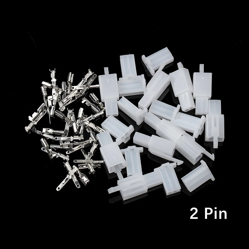 10Set 2/3/4/6/9Pin 2.8mm Automotive 2.8 Electrical Wire Connector Male Female Cable Terminal Plug Kits Motorcycle Ebike Car
