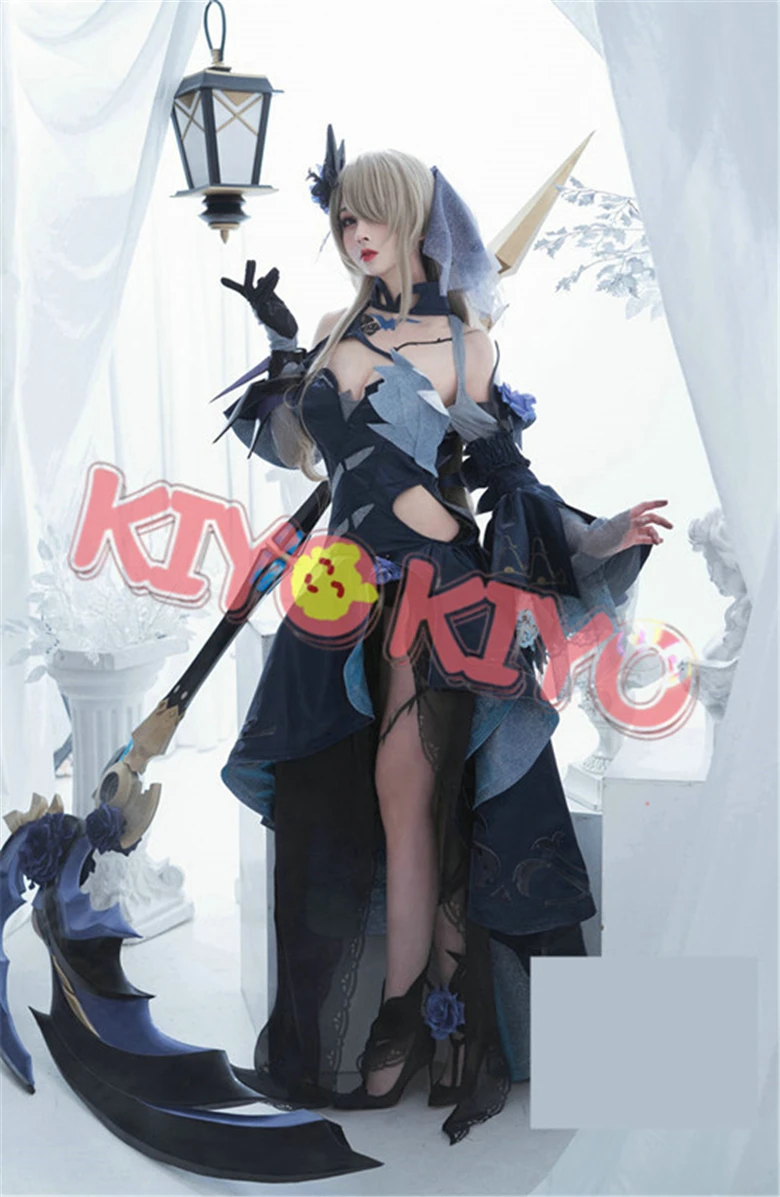 

KIYO-KIYO Custom made/size Honkai Impact 3 Cosplay Rita Rossweisse Dress Cosplay Costume Halloween Costume