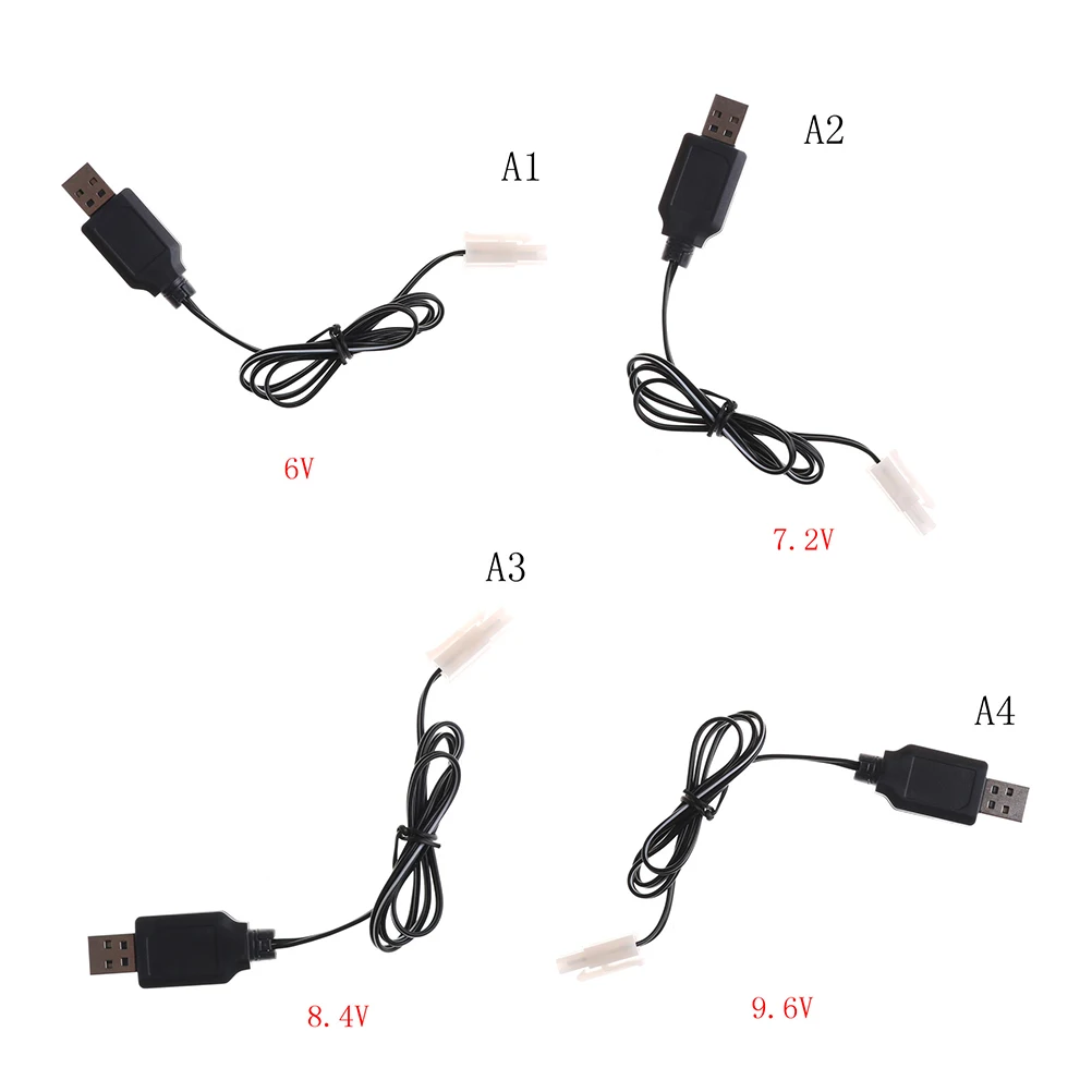 Black USB Charger Adapter Cable For Sky Viper Drone Helicopter Universal Charger For RC Car DC 6V 7.2V 8.4V 9.6V