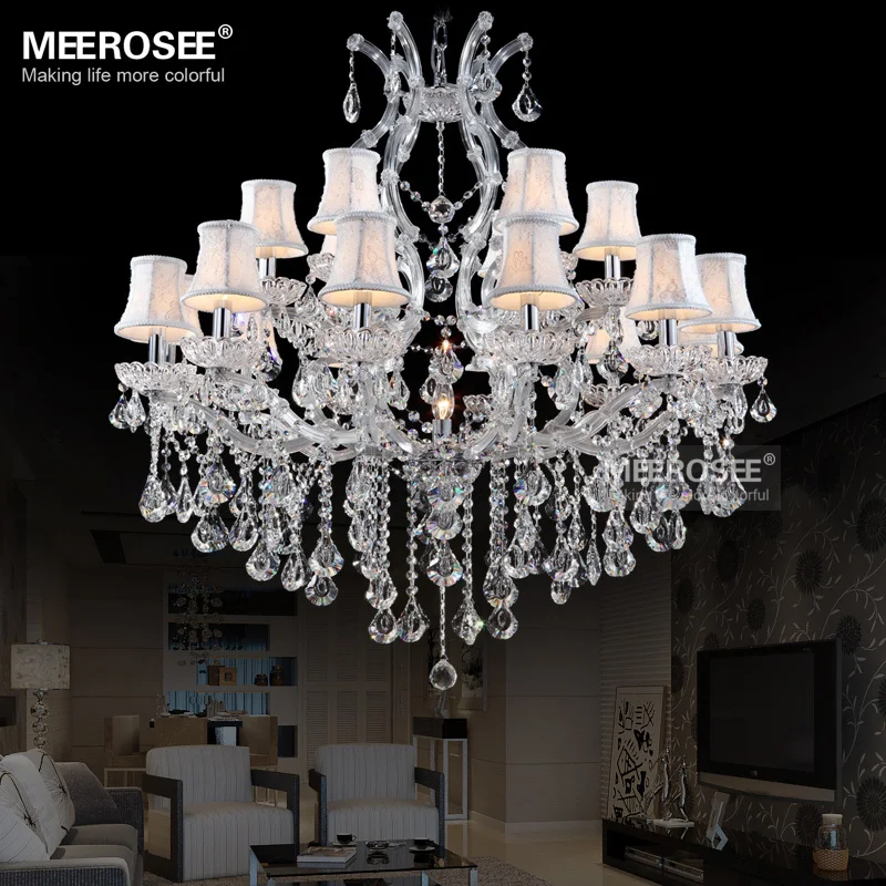 

Elegant Crystal Chandelier Light Fixture Maria Theresa Crystal Luster Lamp Deckenleuchten for Lobby Stair Hallway project MD8475