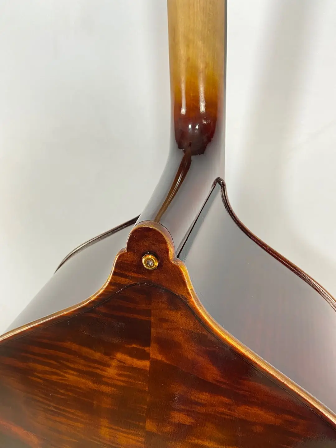 All European Wood Double Bass Unfinished, Made of High Quality Maple, Spruce Control with All Accessories, 3/4 Upright