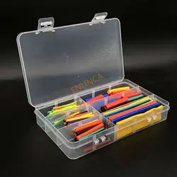 164pcs/Box Set Polyolefin Heat Shrink Tube Shrinkable Wire Cable Insulated Sleeving Tubing Electronic Parts