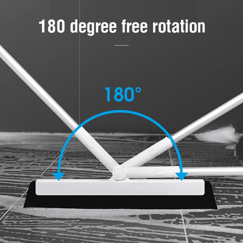 Boden reinigung Rakel Teleskop magischer Besen nicht klebrig 180 ° Drehung Hausstaub besen für Badezimmer Glasfenster Boden wischer