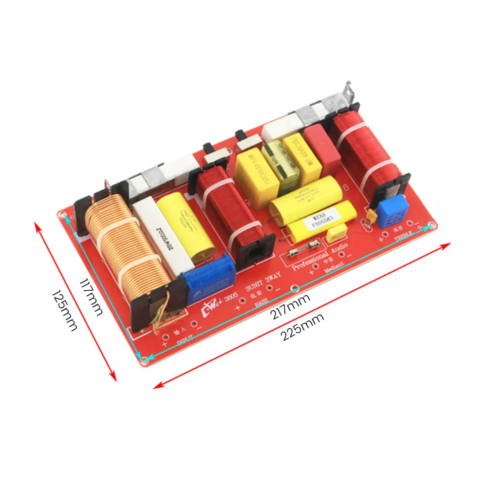 Aiyima 700w 3 vias áudio crossover agudos midrange baixo alto-falante divisor de frequência filtros crossover 6-18 Polegada palco profissional