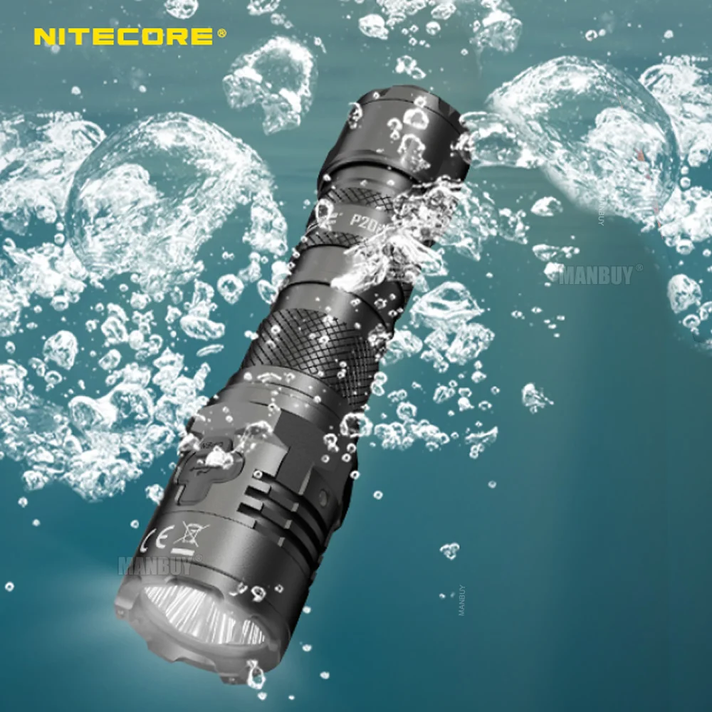 NITECORE P20iX Xtreme Performance i-Generation USB-C Rechargeable 5000mAh 21700 Battery Tactical Flashlight 4000LMs 4xLEDs Torch