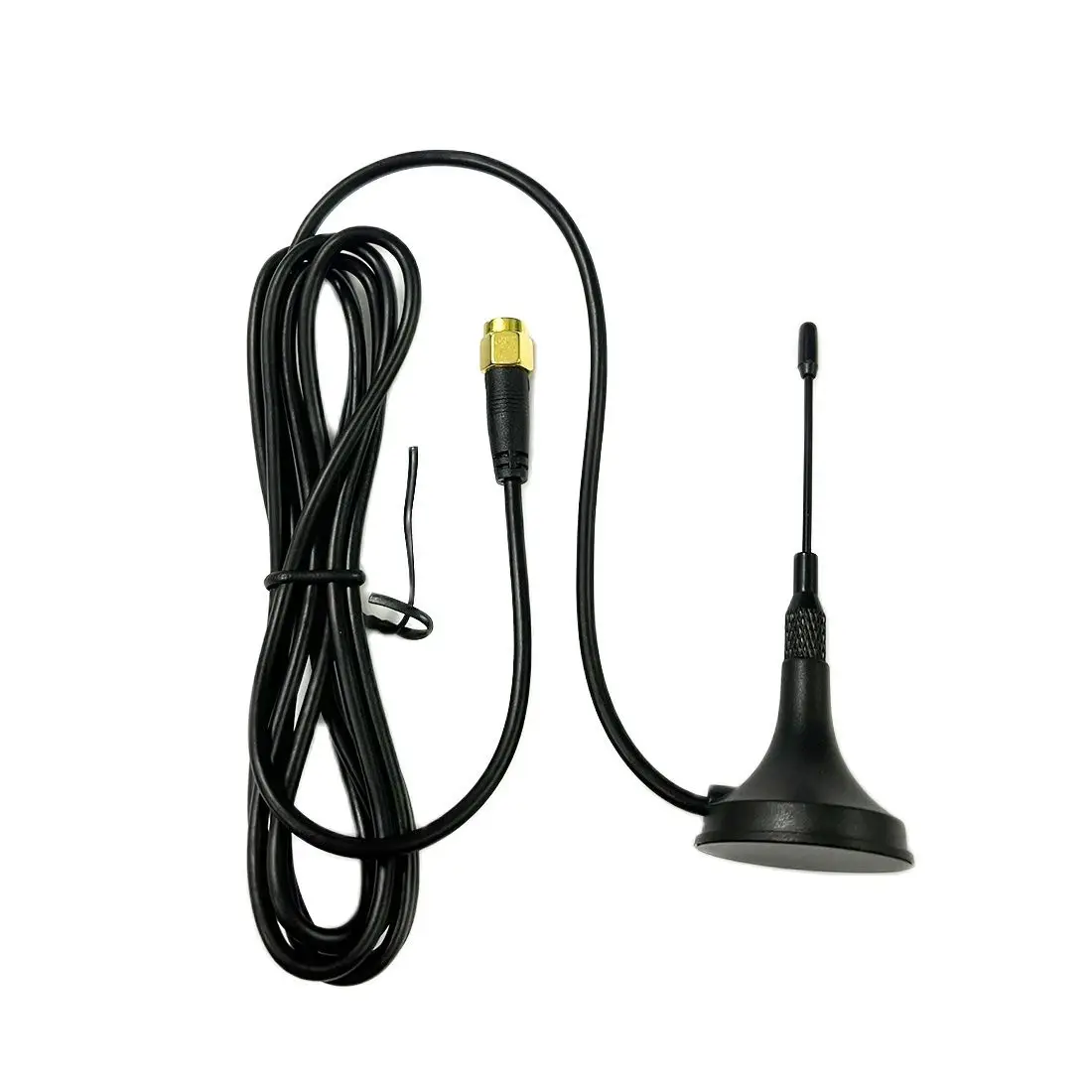 

1PC GSM 3G 4G Small Ssucker Antenna OMNI Car Aerial with 1.5m Cable SMA Male Connector