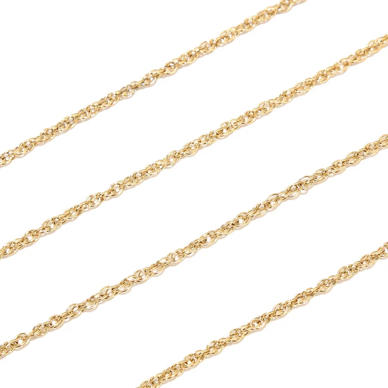 

Цепь из нержавеющей стали 3 м, 3 мм, витая спиральная веревка, цепи, фурнитура, подходит для изготовления ювелирных изделий своими руками, ожерелья, браслеты, фурнитура