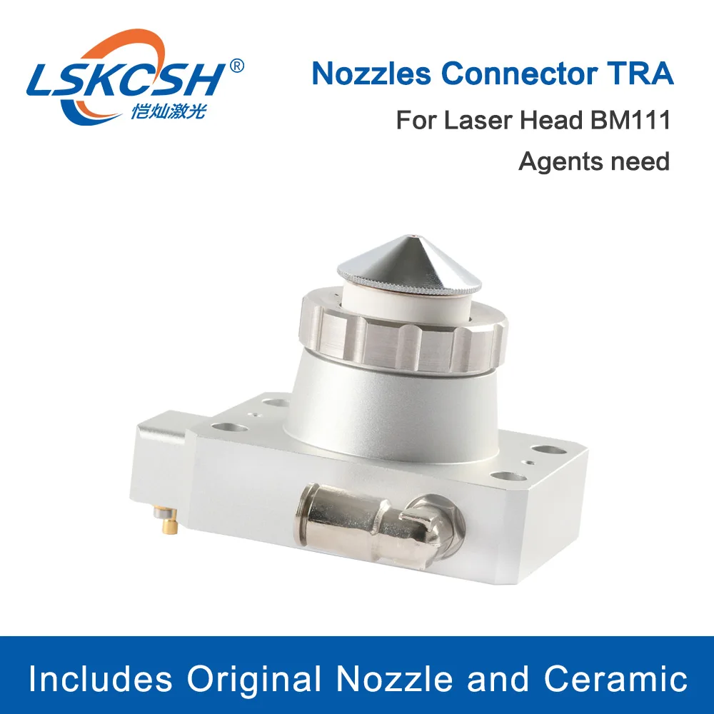 

LSKCSH Nozzle Connector TRA with Original Nozzle and Ceramic of Laser Head BM111 For Raytools BM111 Fiber Laser Cutting Machine