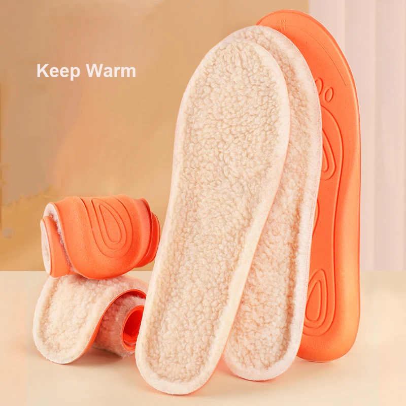 

Утолщенные теплые спортивные стельки, 1 пара, теплая дышащая зимняя обувь для бега, мягкие энергичные хлопковые впитывающие пот сапоги, стельки