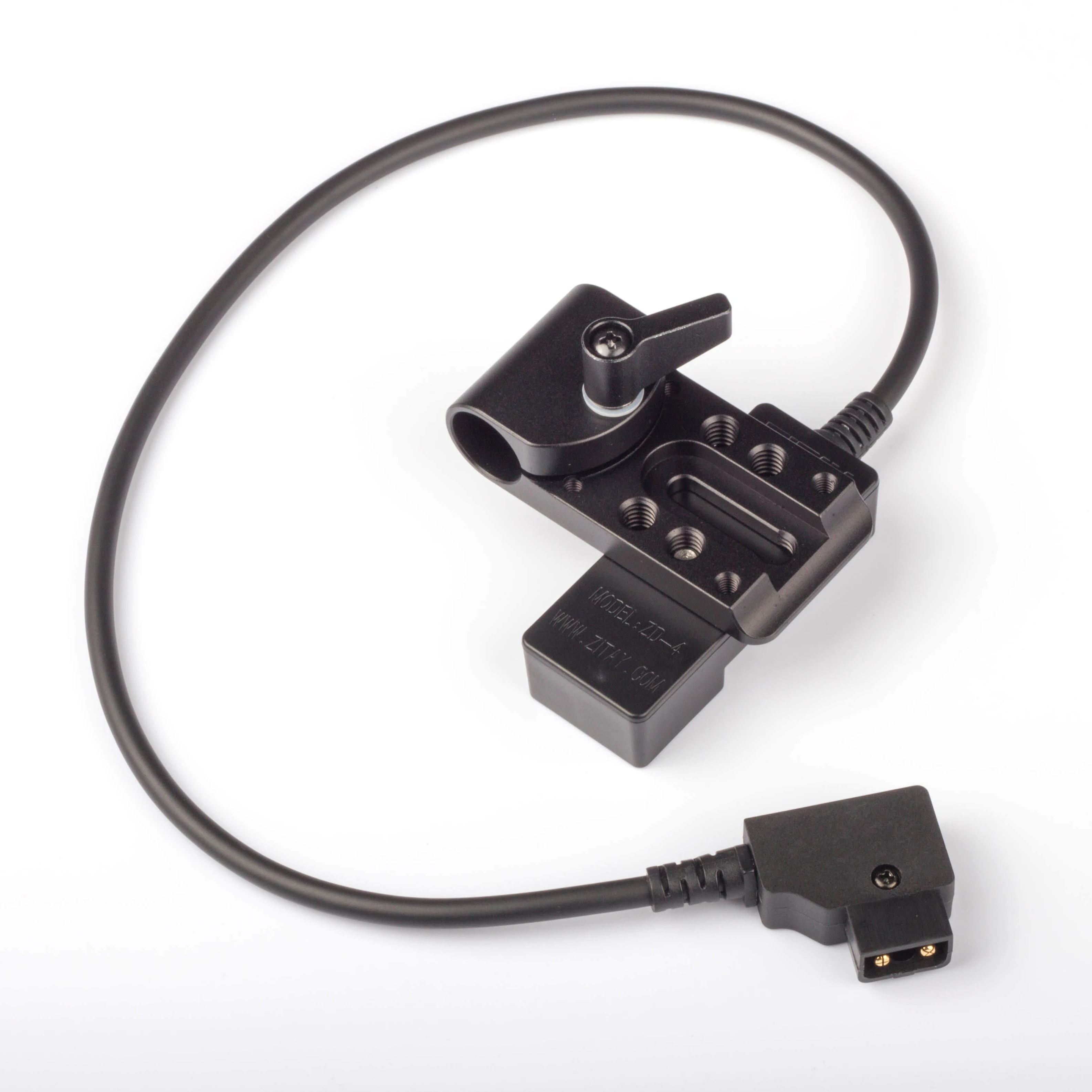 

1/4" Screw PTAP Power Tap D-Tap Male / 4-Port Connector Female Power Supply Cable fr Camera Light Gold Mount V-mount Battery