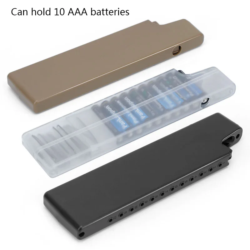 Tactical Function Battery Storage Case Box Waterproof Dustproof Magazine-style FOR AAA Battery Storage Case