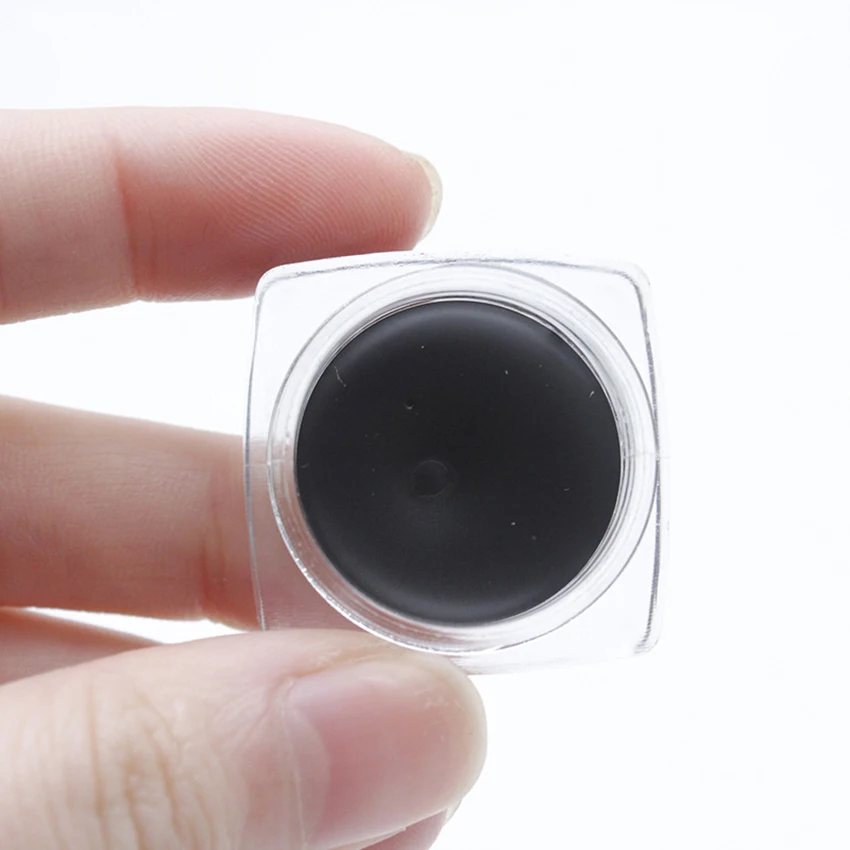 كحل أسود مقاوم للماء مع فرشاة ، طويلة الأمد كحل كريم سيدة نساء ماكياج مستحضرات التجميل كحل أدوات ماكياج الجمال