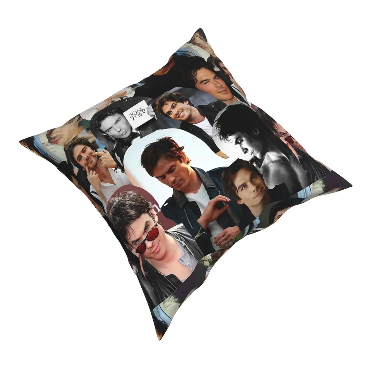 Damon The Vampire Diaries TV Show Pillow Case Home Decor Cushion Cover Throw Pillow for Home Double-sided Printing Print