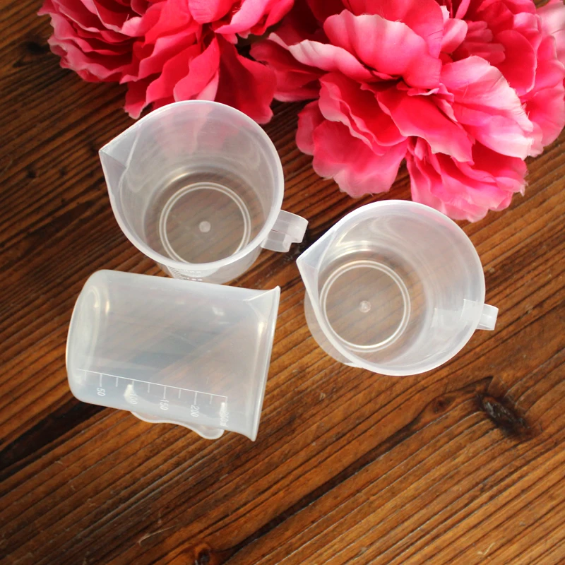 Transparent Plastic Digital Measuring Cup Scale for Soap Making Kitchenware Cooking Tools