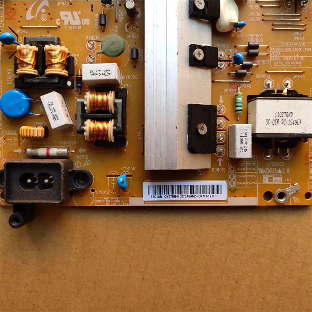 Новый BN44-00704A 00704E для SAMSUNG UE50H5000AK XXU блок питания 00704D UE55J6240AK UE55J6200AK UA55J5088AJXXZ панель питания