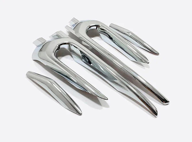 

ABS Front Fog Light Cover Trim For Honda Fit Jazz MK4 2020 2021 Car Accessories Stickers W4