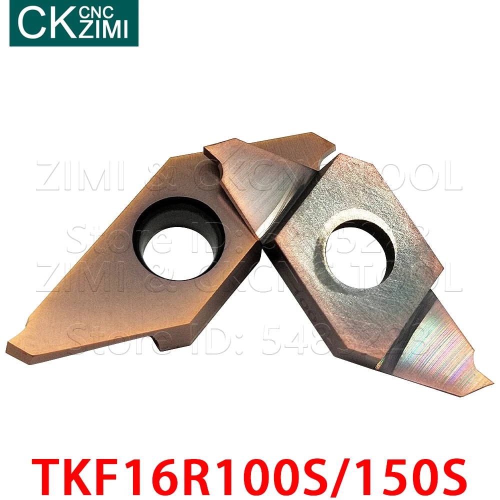 TKF16R TKF16R100S-16D TKF16R150S-16D Grooving Cắt Miếng Máy Đi Bộ Lắp Tiện Bằng Máy CNC Cắt Dụng Cụ KTKFR Toolholder