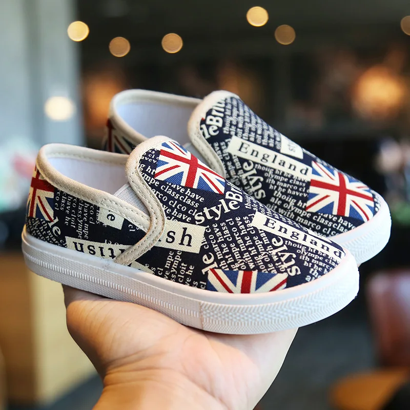 

Kids Shoes Boys Girls Casual Shoes FashionPrint Comfortable Canvas Shoes Children Sneakers Slip On Loafers