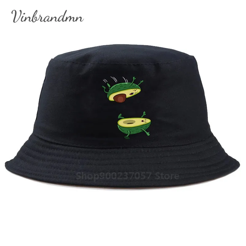 Parody The avocado jump sex Fisherman Hat Funny sexy avocado Comic kamasutra gag  humor food meme Panama Bucket Hat