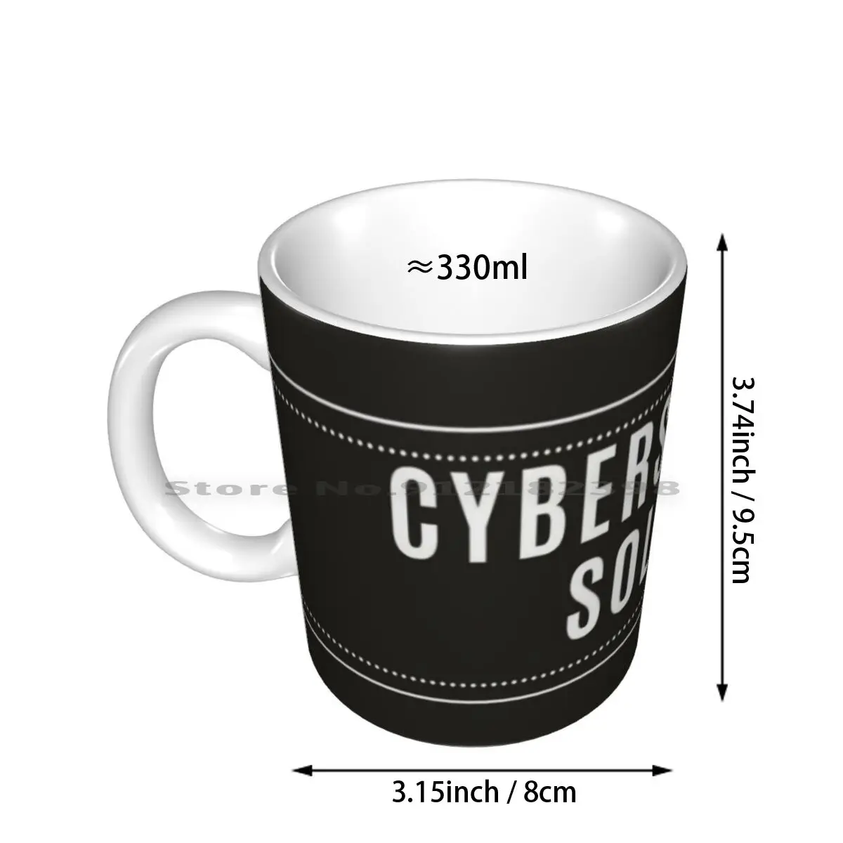 Cybersecurity Meme As A Soldier Ceramic Mugs Coffee Cups Milk Tea Mug Cybersecurity Meme Soldier Hacker Codes Computer System