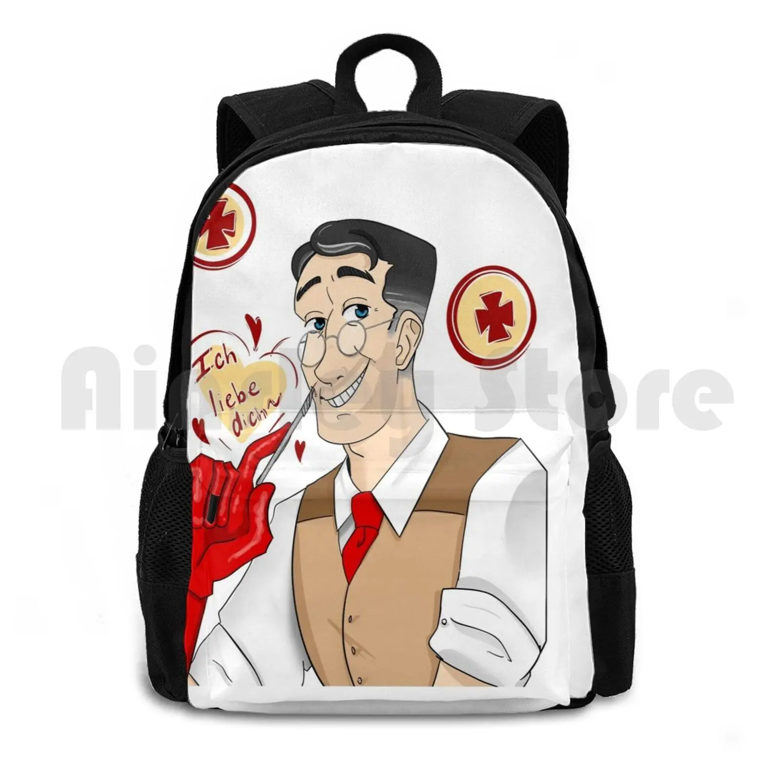 

Medic Tf Outdoor Hiking Backpack Riding Climbing Sports Bag Tf2 Tf2 Medic Medic Tf2 Team Fortress 2 Valve Video Games