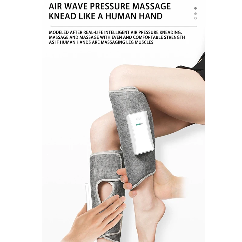 Leg Massager Wireless Air Compression Leg Massage Full Wrap Varicose Veins  Air Wave Leg Pressing Massager Relaxing