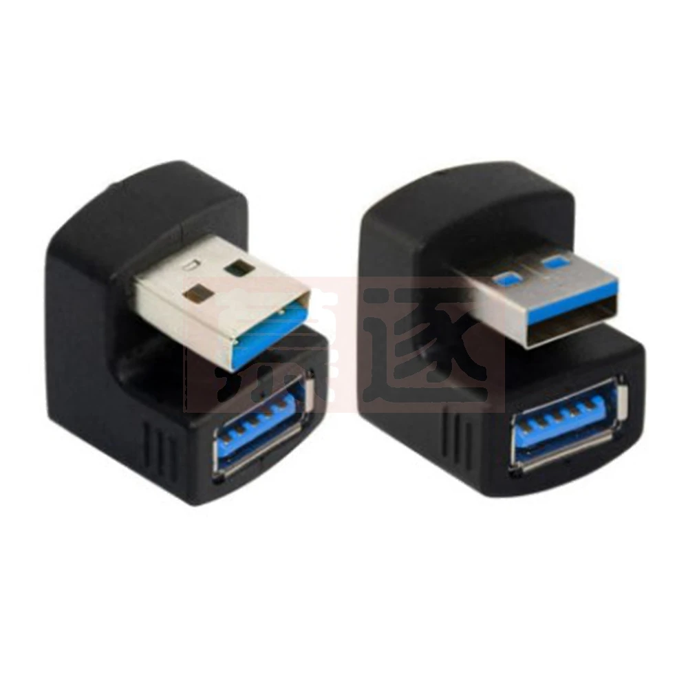 5Gbps صعودا وهبوطا 180 درجة بزاوية USB 3.0 USB2.0 محول ذكر إلى أنثى تمديد موصل العمل لمحول LTE إلى بنك الطاقة