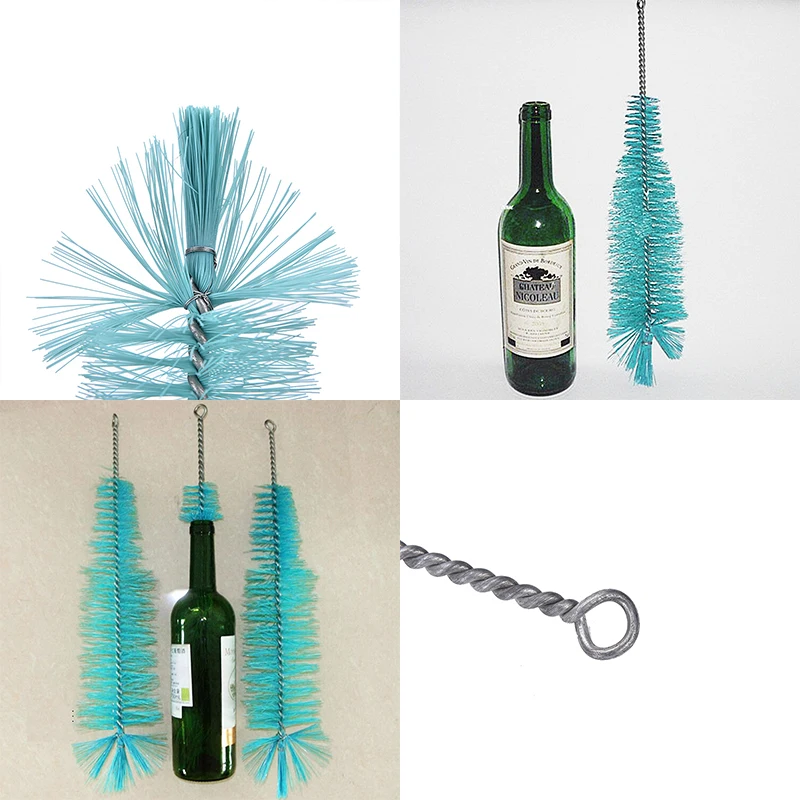 1pc Nylon Bottle Cleaning Brush Wine Beer Brew Tube Spout Cleaner Kitchen Cleaning Tools