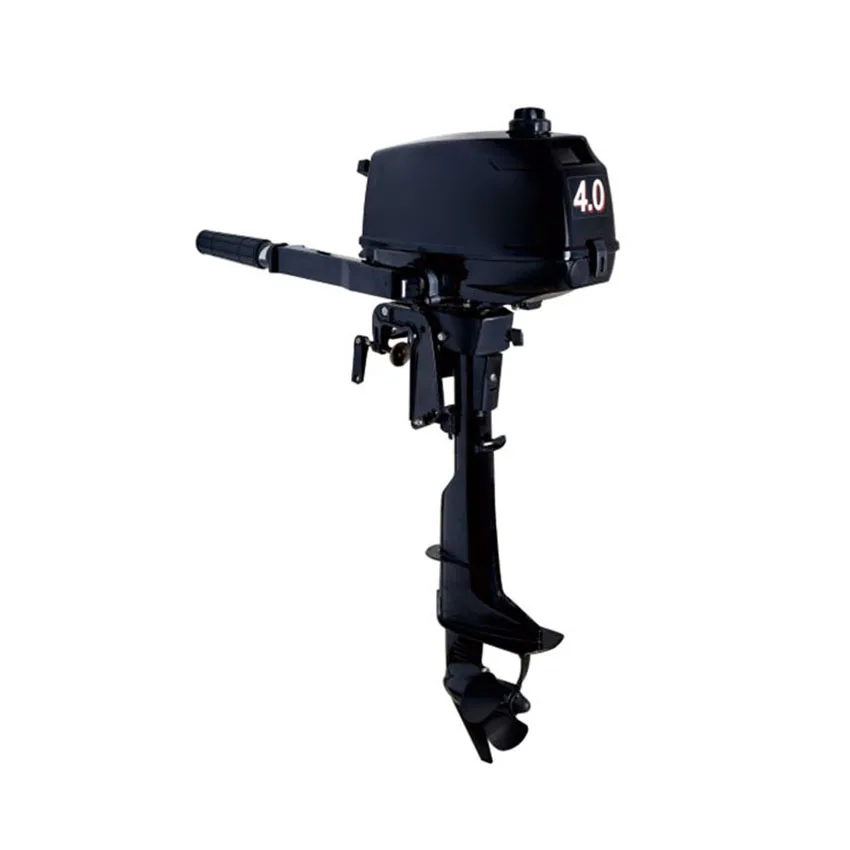 

Two-Stroke 4.0HP Boat Outboard Engine Water Cooling System Outboard Motor Gasoline Fuel Motor For Inflatable Fishing Boat 2.9KW