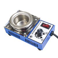 220V 150W Solder Pot Soldering Desoldering Bath 50mm ST-21C 450 Degree Max stainless steel solder pot Soldering Desoldering Bath