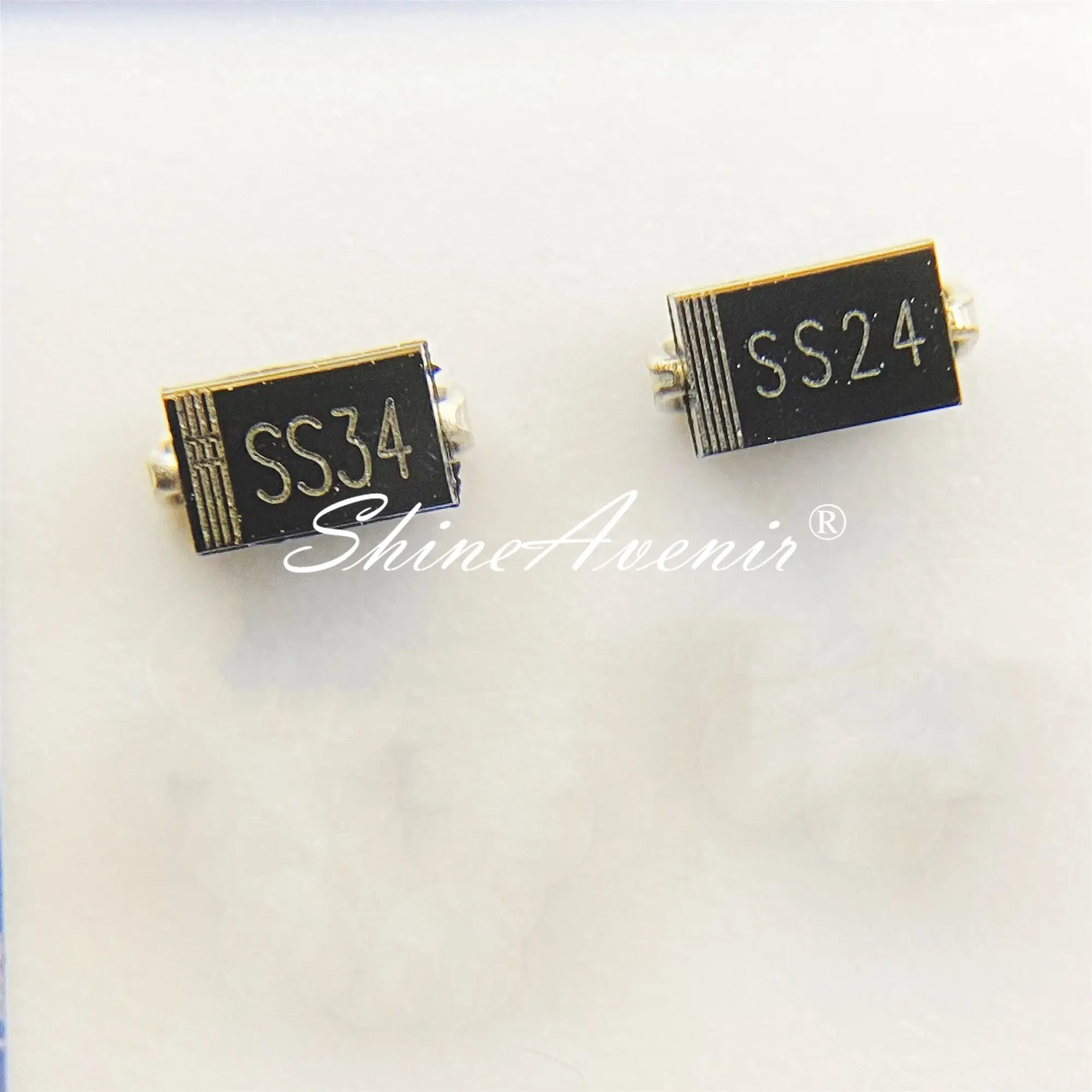 

50pcs/lot Schottky Diode SS56 SS54 SS52 SS36 SS34 SS32 SS26 SS24 SS23 SS22 SS18 SS16 SS15 SS14 SS13 SS12 SMA DO-214AC Original