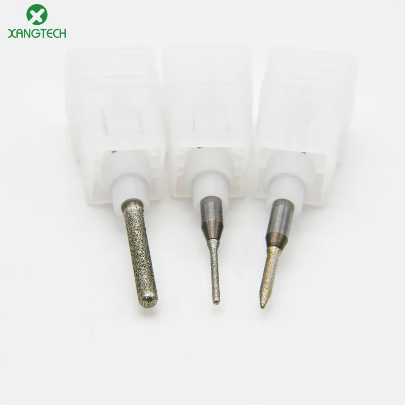 Free Return Diamond Glass Ceramic 0.6/1.0/2.5mm Dental Roland DWX42 Milling Burs