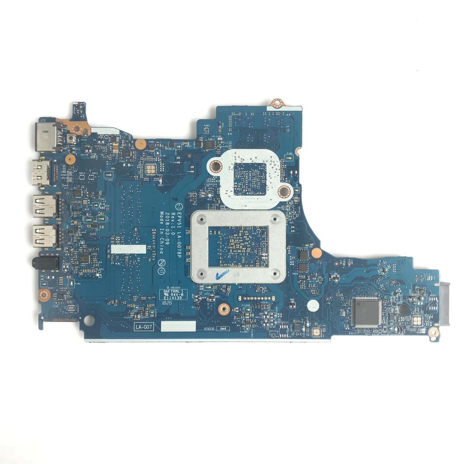 L20477-601 L20477-501 L20477-001 Para HP PAVILION EP5V1 LA-G078P Com A9-9425 15-DB 255 G7 Laptop Motherboard 100% Testado Trabalho