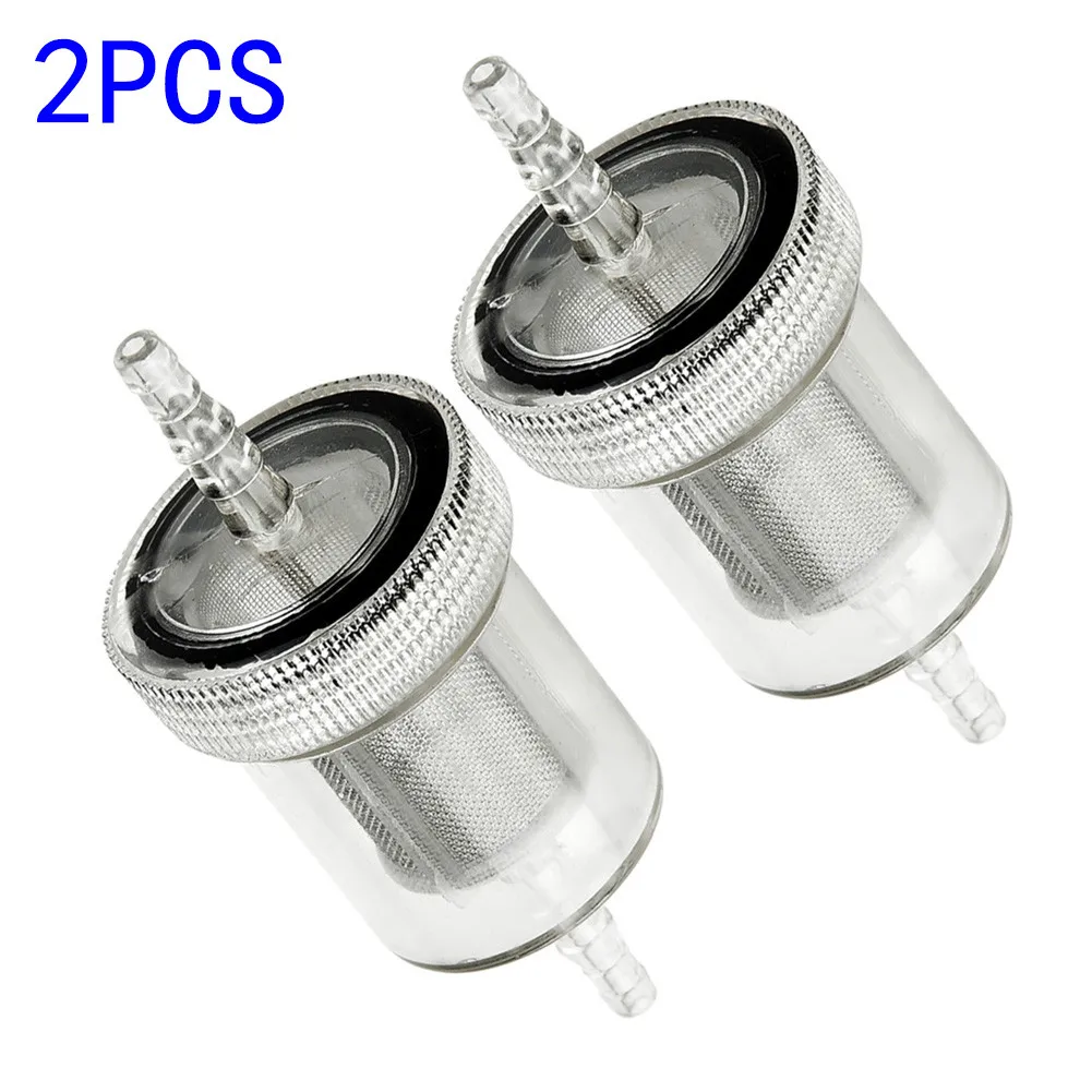 2x 4mm Diesel In-Line Fuel Filter Kit For Webasto Eberspacher Air Heater Diesel Set For Camper RV High Quality