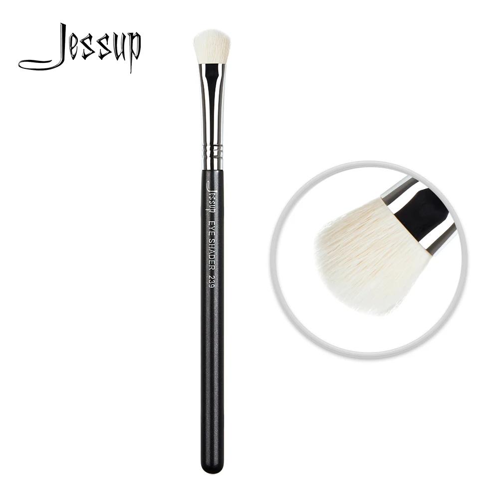 Jessup Eyeshadow brush Makeup Eye Shader Premium Synthetic Hair For build intense colour on the lid Wooden 239