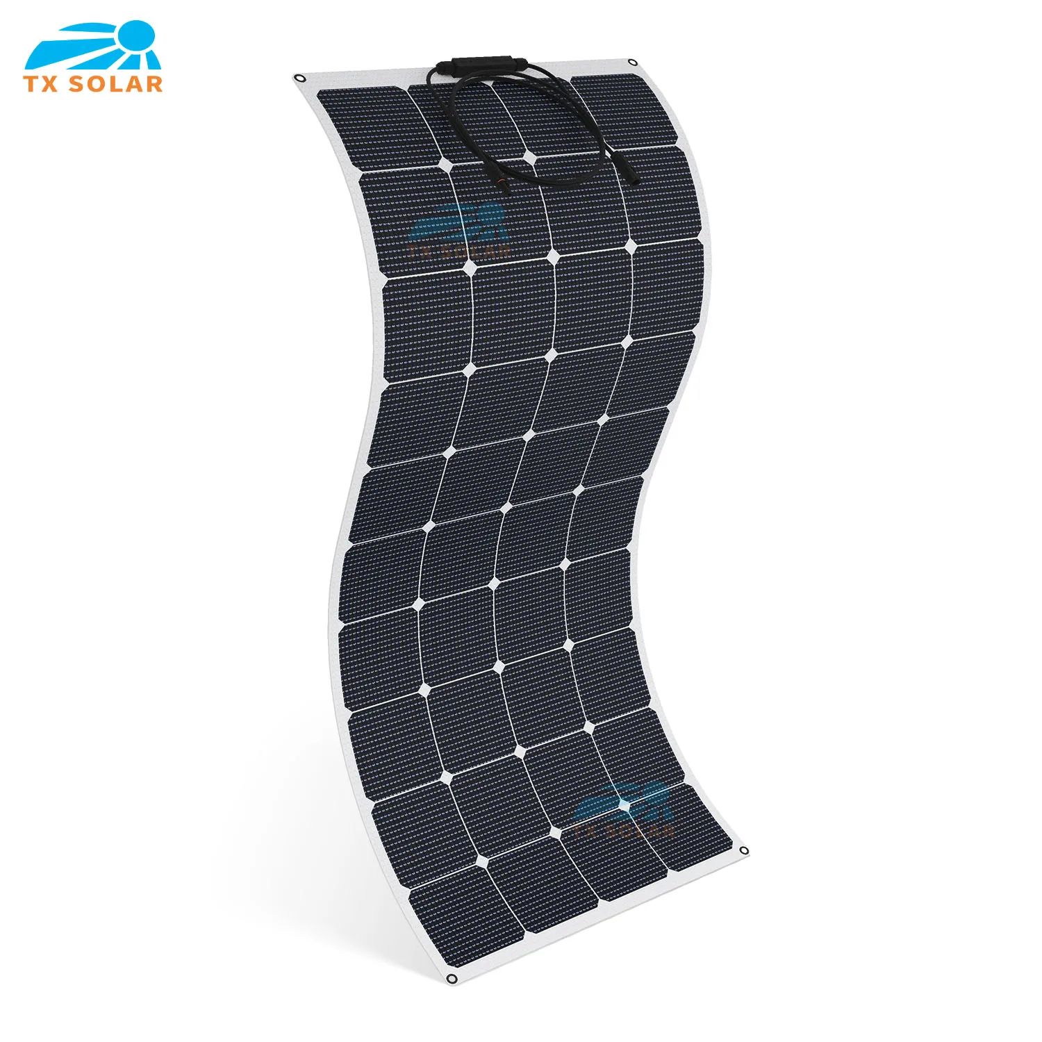 24% High efficiency Sunpower ETFE 20W-200W  Flexible Solar Panels The 12 v battery solar panels