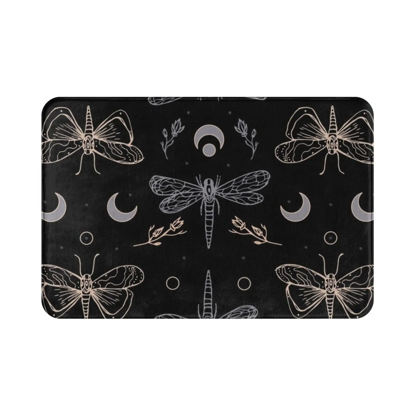 Goth Face Carpet Mat Rug Cushion Soft Non-Slip Bug Bug Reusable Bug For Mouth Bug Dust Bug Health Bug Dust Mouth Reusable