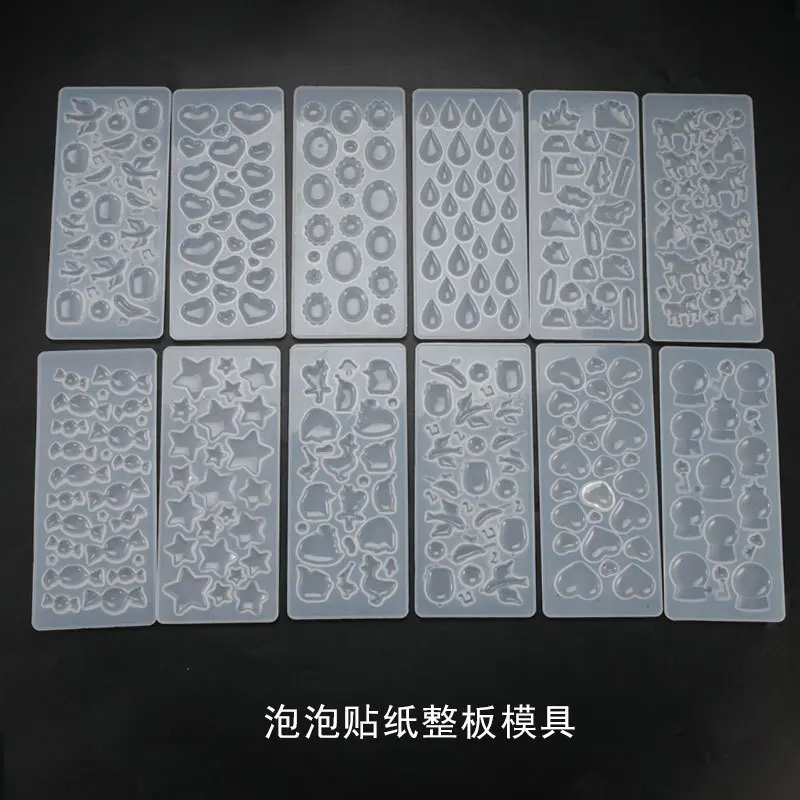 Bubble Crystal Epoxy Mold Gem Patch Multi-Specification Star Pendant Pendant Sticker Silicone Mold