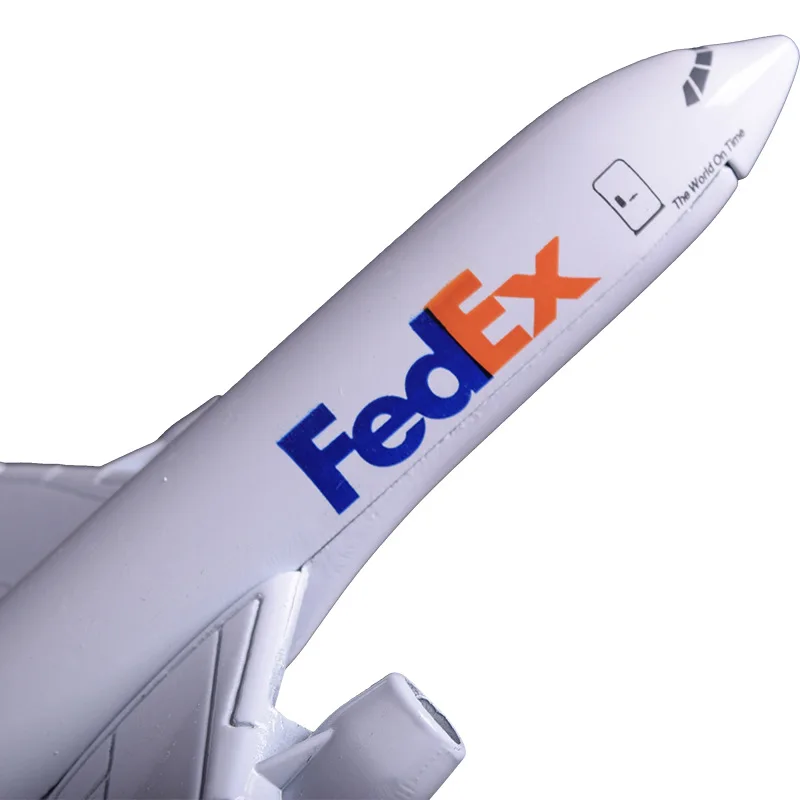 16CM FedEx Airways B777 Airlines Airplane Model with Base Alloy Aircraft Plane For Collectible Toy Souvenir Show Gift Toys