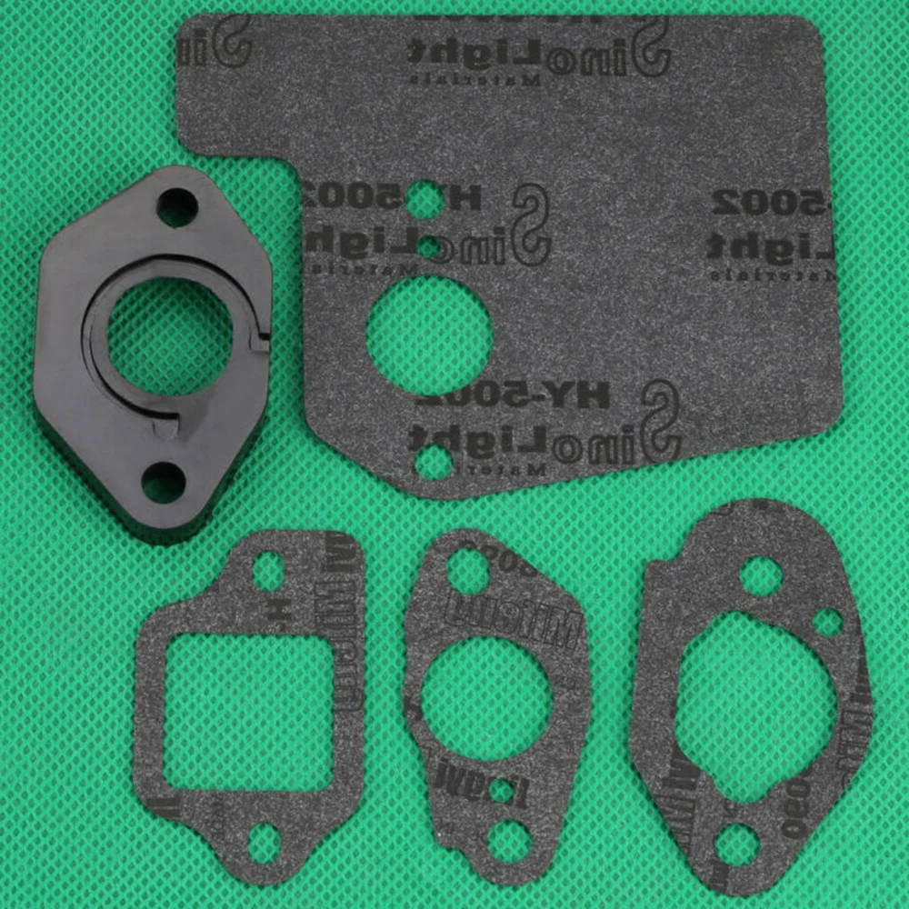 Imagem -03 - Carburador Isolador Junta Kit Air Guide Silenciador Cortador de Grama Parte Honda Gcv190 Gsv190