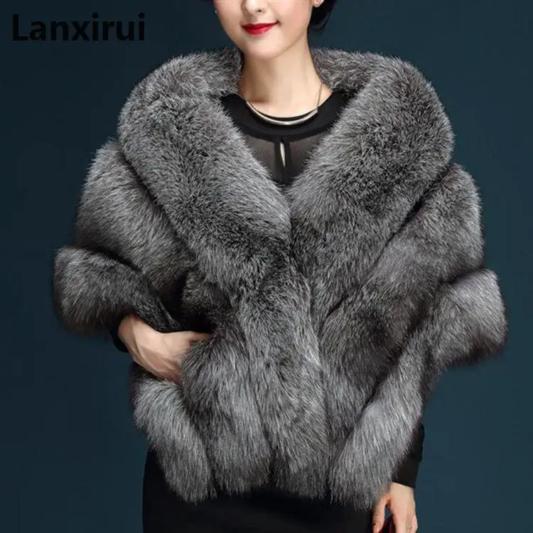 

New Women Genuine Silver Fox Fur Coats Vests Natural Fur Vest Jacket Gilets Waistcoats Customize Fashion Outerwear