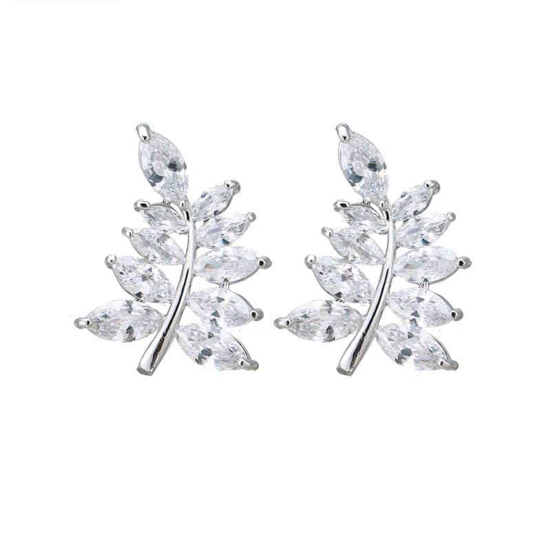 Bettyue For Women Dress Up Vivid Tree Model Of Flying In The Wind AAA Zirconia Fascinating Earring Fashion Party Brilliant Gift