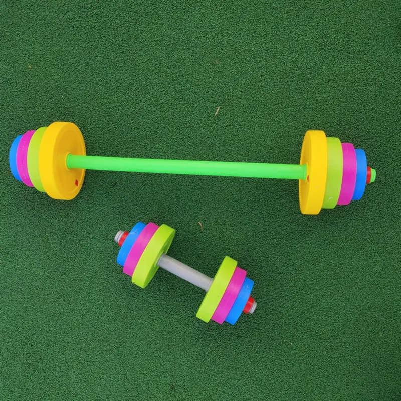 WolFAce Adjustable Weights Children Barbell Set Kids Dumbbell Set Bodybuilding Exercise Equipment Training Muscle Kids Gym Home