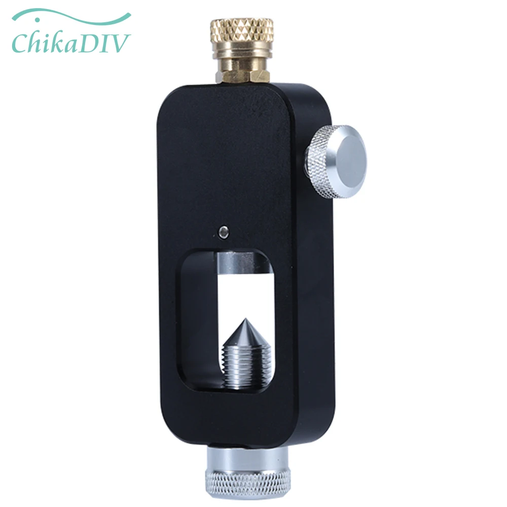 ChikaDIV Diving Scuba Accessories Scuba Diving Oxygen Cylinder Tank Respirator Adapter Head Part Aluminum Alloy Diving Equipment