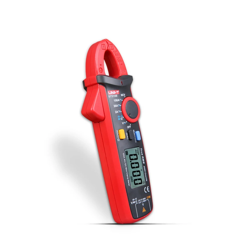 UNI-T UT210E True RMS Mini Digital Clamp Meters AC/DC Current Voltage Auto Range VFC Capacitance Non Contact Multimeter Diode