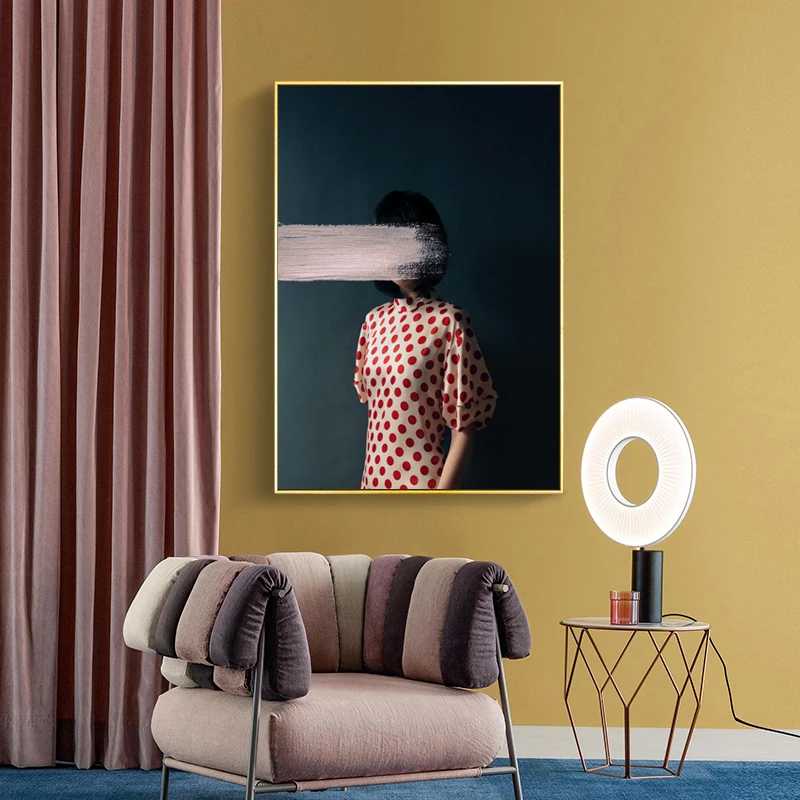 Graffiti Art Figure Painting Poster Canvas Wall Art Nordic Fashion Vintage Women Gilr Printings Picture Modern Home Decor Poster