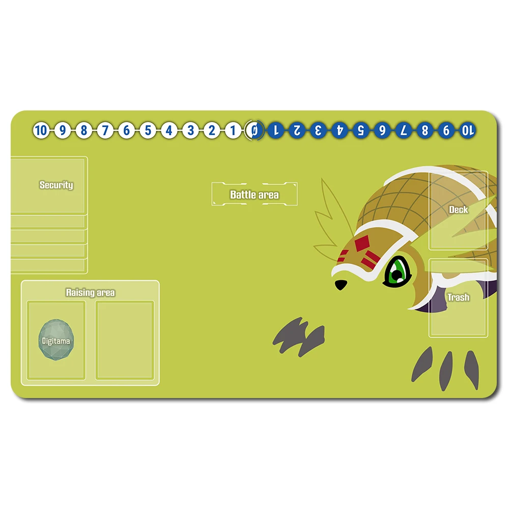 

701866 - Board Game DTCG Playmat Table Mat Size 60X35 cm Mousepad Play Mats Compatible for Digimon TCG CCG RPG