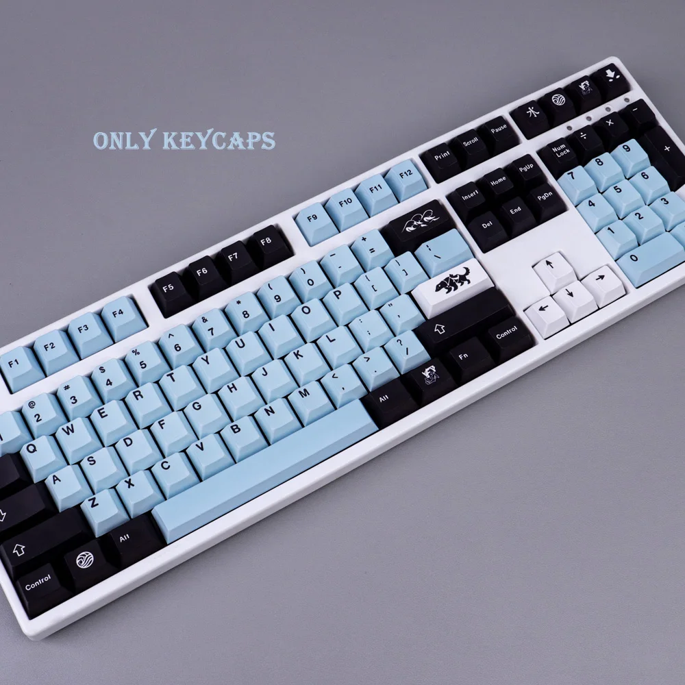 Imagem -06 - Gmk Mizu Água Grande Conjunto de Perfil Cereja Pbt Keycap Corante-sub Inglês Personalizado Personalidade Keycaps para Teclado Mecânico Gaming 61